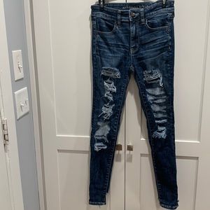 Hi Rise Jeggings American Eagle Outfitters Super Super Stretch X